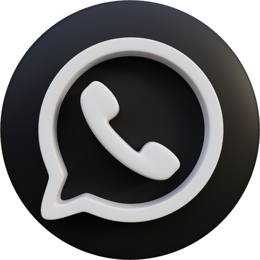 Telephone icon 3d rendering.